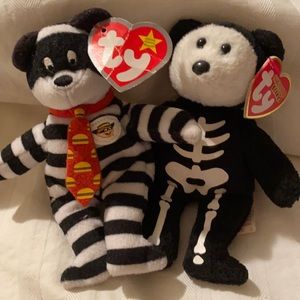 5 inches Halloween Beanies bundle of 2.